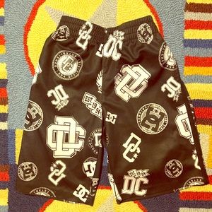 DC black boy shorts size 8